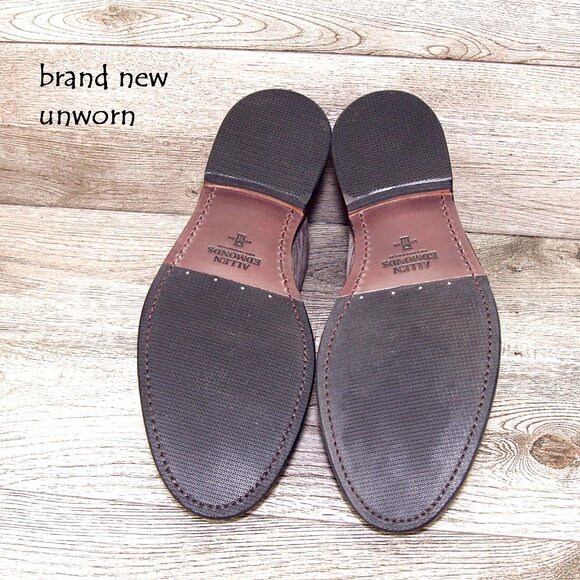 * NIB * $425 Allen Edmonds CYRUS Chukka 9 D Grey Suede * add $15 AE Cedar Trees main image 5